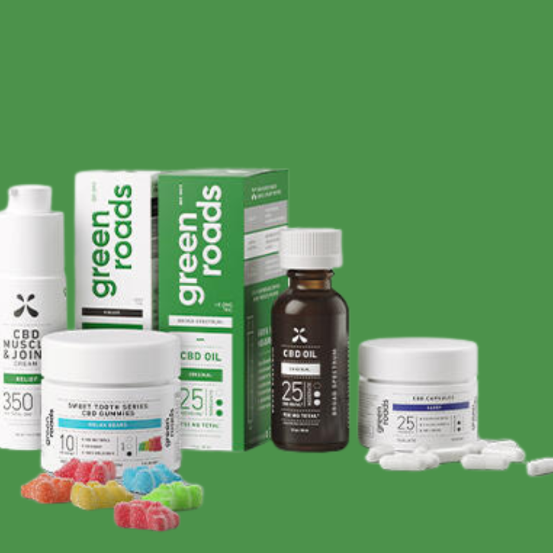 “Green Roads Pure CBD Oil bottle, pharmacist-formulated hemp extract for daily wellness”